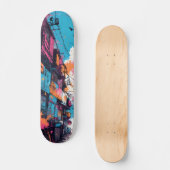 Neon Pulse Skateboards: Verlicht je pad met Persoonlijk Skateboard (Voorkant)