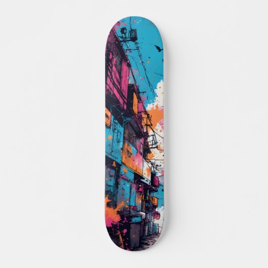 Neon Pulse Skateboards: Verlicht je pad met Persoonlijk Skateboard (Voorkant)
