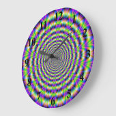 Neon Pulse Wall klok (Hoek)