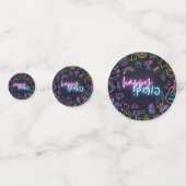 Neon Purim Confetti (Voorkanten)