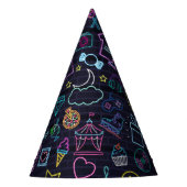 Neon Purim Feesthoedjes (Voorkant)