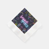 Neon Purim Servet (Hoek)