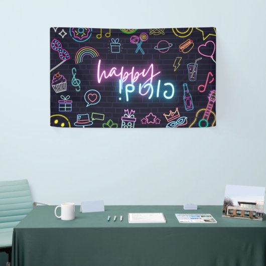 Neon Purim Spandoek (Beurs)