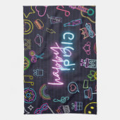 Neon Purim Theedoek (Verticaal)