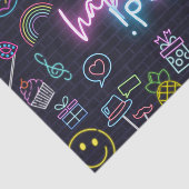 Neon Purim Tissuepapier (Detail)