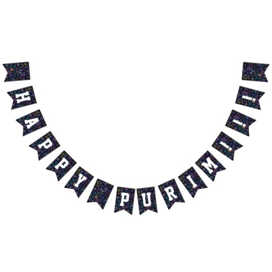 Neon Purim Vlaggetjes (Alle)