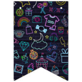 Neon Purim Vlaggetjes (Eerste vlag)