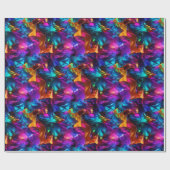 Neon Puzzel Spelen Cadeaupapier (Vlak)