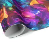 Neon Puzzel Spelen Cadeaupapier (Rol Hoek)