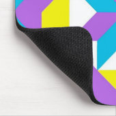 Neon Quilt Square Muismat (Hoek)