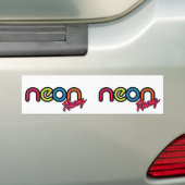 Neon Racing Bumpersticker (Op auto)