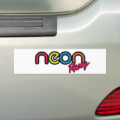 Neon Racing Bumpersticker (Op auto)