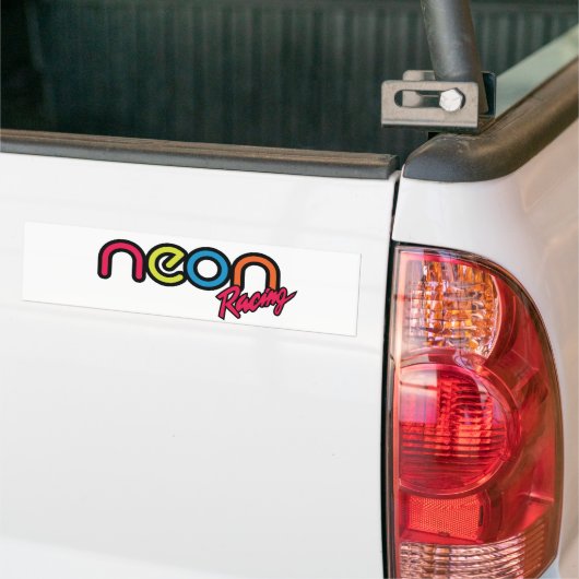 Neon Racing Bumpersticker (Op Truck)