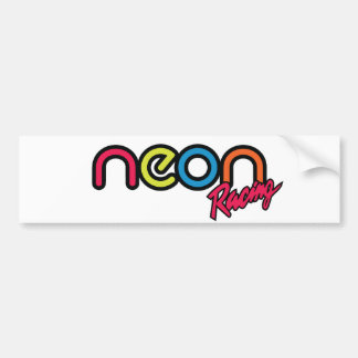 Neon Racing Bumpersticker