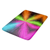 Neon Radial Burst Explosion Badmat (Gekanteld)