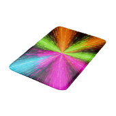 Neon Radial Burst Explosion Badmat (Gekanteld)