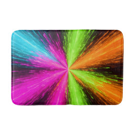 Neon Radial Burst Explosion Badmat