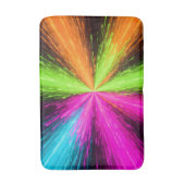 Neon Radial Burst Explosion Badmat (Voorkant Verticaal)