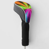 Neon Radial Burst Explosion Golfheadcover (Schuin)