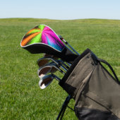 Neon Radial Burst Explosion Golfheadcover (Insitu)