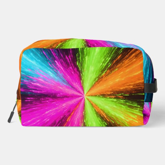 Neon Radial Burst Explosion Toilettasje (Achterkant)