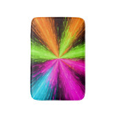 Neon Radiale Uitbarsting Explosie Badmat (Voorkant Verticaal)