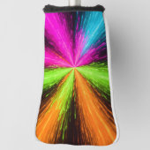 Neon Radiale Uitbarsting Explosie Golfheadcover (Draai 90)