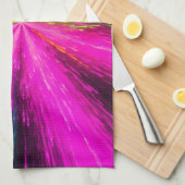 Neon Radiale Uitbarsting Explosie Theedoek (Quarter Fold)
