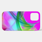 Neon Rainbow Abstract Design Hoesje-Mate iPhone Ca Case-Mate iPhone Case (Achterkant (horizontaal))