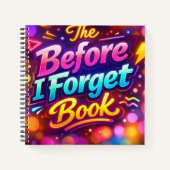 Neon Rainbow Abstract with Fun Text Notitieboek (Voorkant)