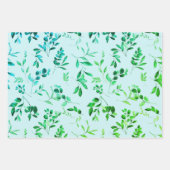 Neon Rainbow Botanical Eucalyptus Inpakpapier Vel (Voorkant 3)
