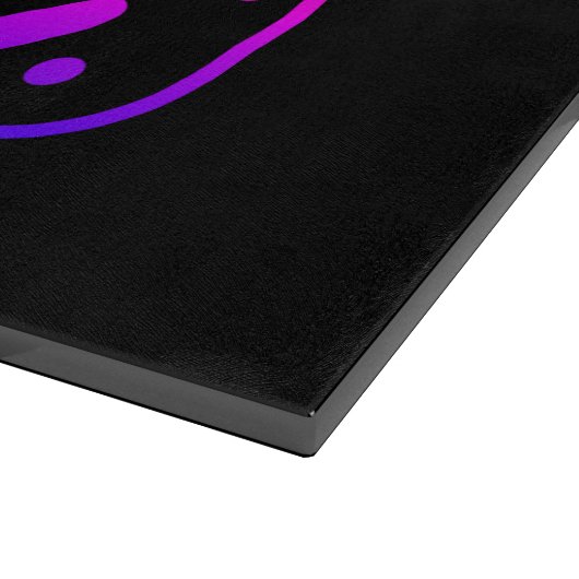 Neon Rainbow Chop lijkt het alsof het heet is Snijplank (Hoek)