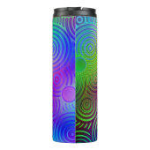 Neon Rainbow Design Thermosbeker (Achterkant)