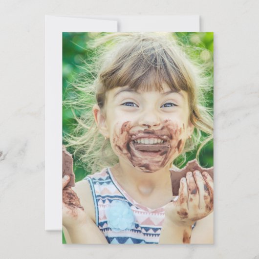 Neon Rainbow Frenchie Retro Verjaardag Kaart (Achterkant)