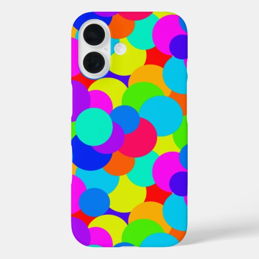 Neon Rainbow Fun Bubbles Case-Mate iPhone Case (Achterkant)