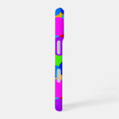 Neon Rainbow Fun Bubbles iPhone 16 Hoesje (Rechterkant)
