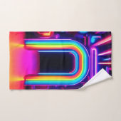 Neon Rainbow Gateway Bad Handdoek (Handdoek)
