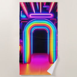 Neon Rainbow Gateway Strandlaken