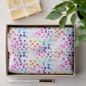 Neon Rainbow Polka Dots Tissuepapier (Geschenk)