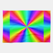 Neon Rainbow Prism Theedoek (Horizontaal)