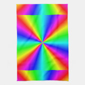 Neon Rainbow Prism Theedoek (Verticaal)