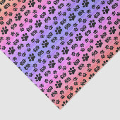 Neon Rainbow Puppy Paws, Craft and Tissue Paper Tissuepapier (Detail)