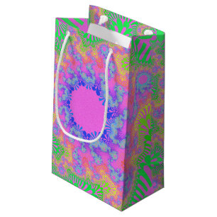Neon Rainbow Sunburst Klein Cadeauzakje
