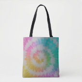 Neon Rainbow Tie Dye Hoesje-Mate iPhone Case Tote Bag (Voorkant)