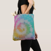 Neon Rainbow Tie Dye Hoesje-Mate iPhone Case Tote Bag (Dichtbij)