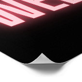 Neon Rainbow - Welkomstteken Poster (Hoek)