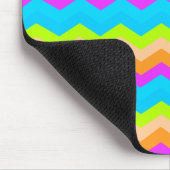 Neon Rainbow Zigzag Muismat (Hoek)