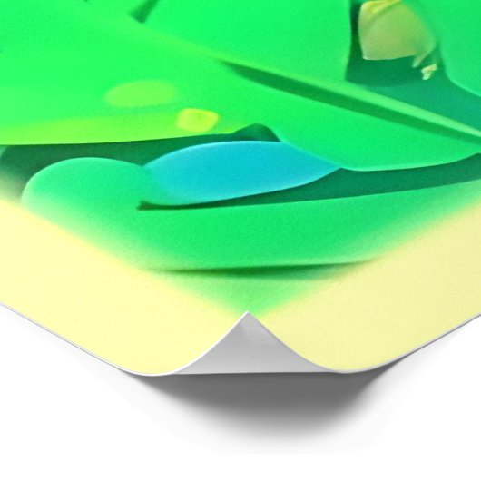 Neon Rainforest Fantasy Poster (Hoek)