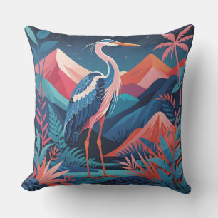 neon rand reiger buitenkussen