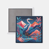 neon rand reiger magneet (Voorkant / Achterkant)